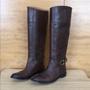 Ralph Lauren knee-high riding boots